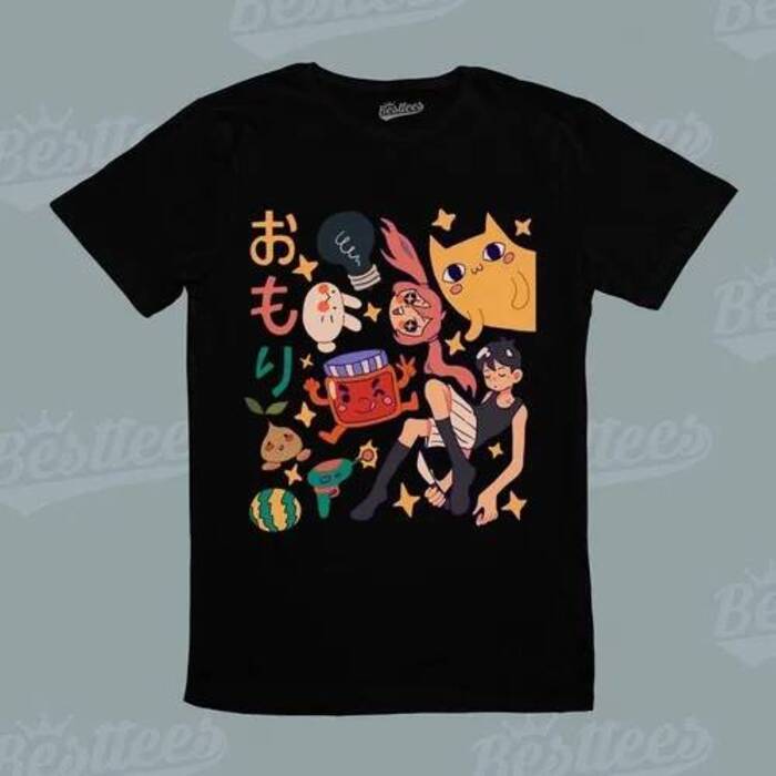MỚI Trẻ Em Trưởng Thành NAM NỮ Áo thun Omori Harajuku phổ biến Nhật Bản