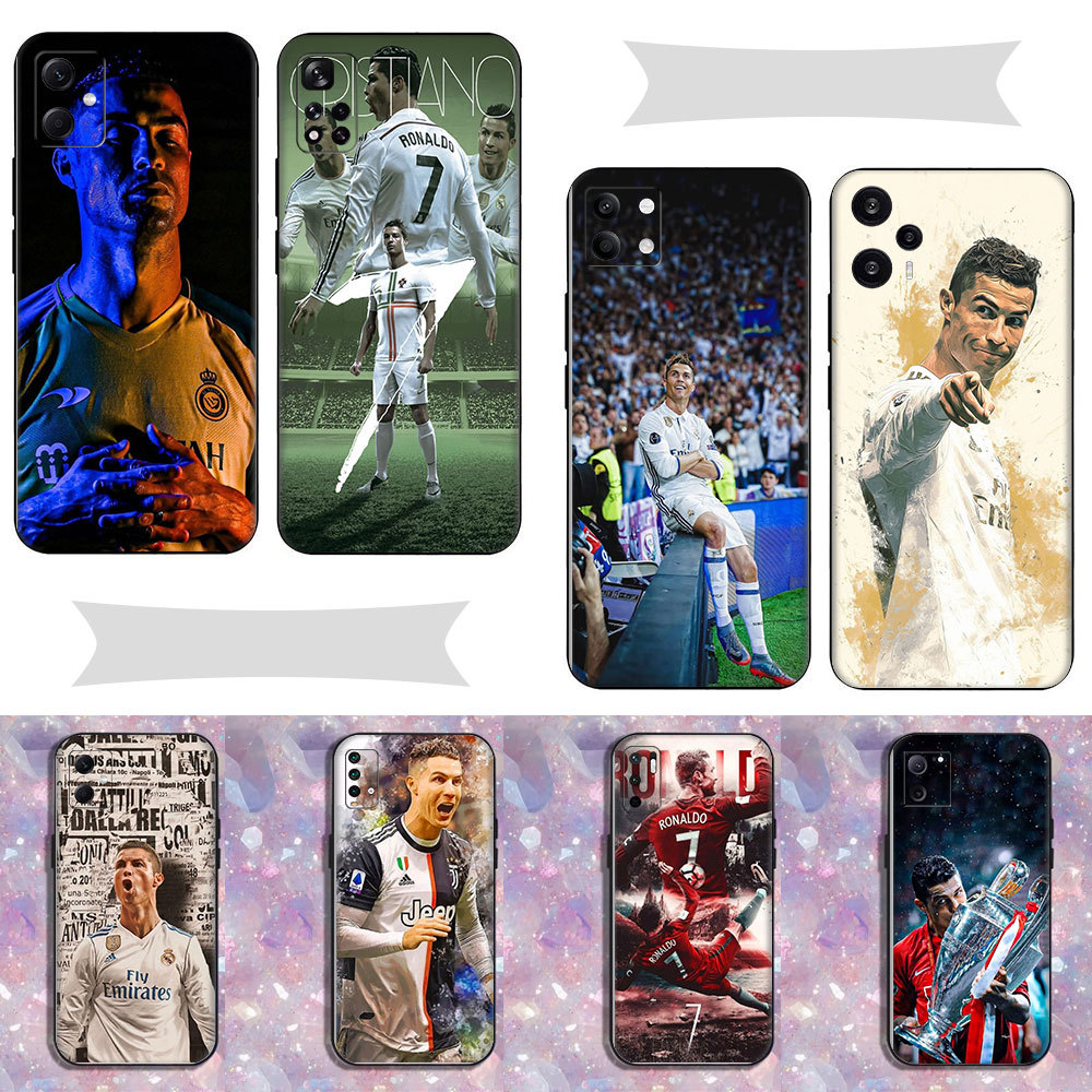CR7 Ngôi sao bóng đá Cristiano Ronaldo  FC5 cho Xiaomi Poco F3 M3 Pro X3 NFC GT F4 X4 C40 Khả năng t