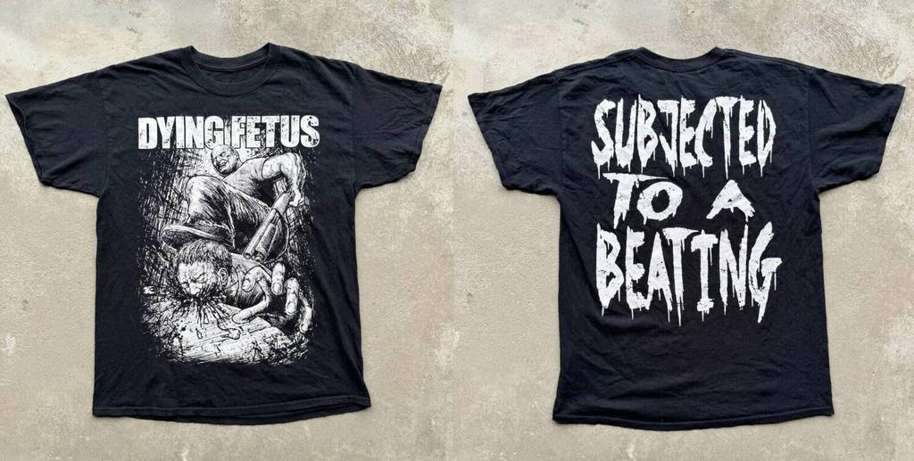 Dying Fetus - Áo thun ngắn tay màu đen đủ kích thước AR828