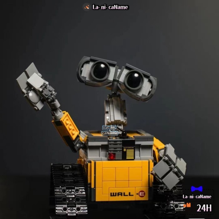 Tương thích với công nghệ Wall-E phim Star Wars Wall-E robot trẻ em lắp ráp giáo dục khối xây dựng