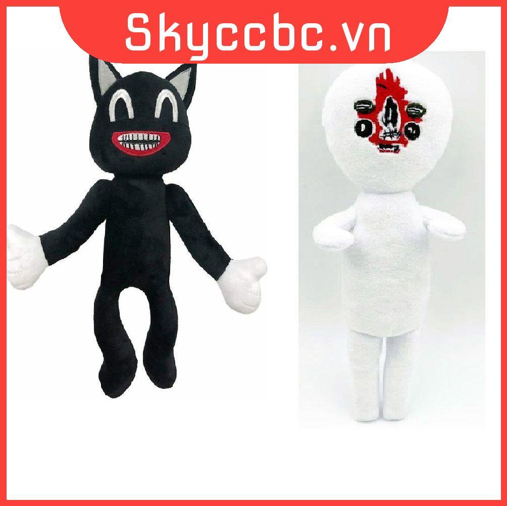 Set 2 đồ chơi nhồi bông Hình Mèo Đen Scp 173