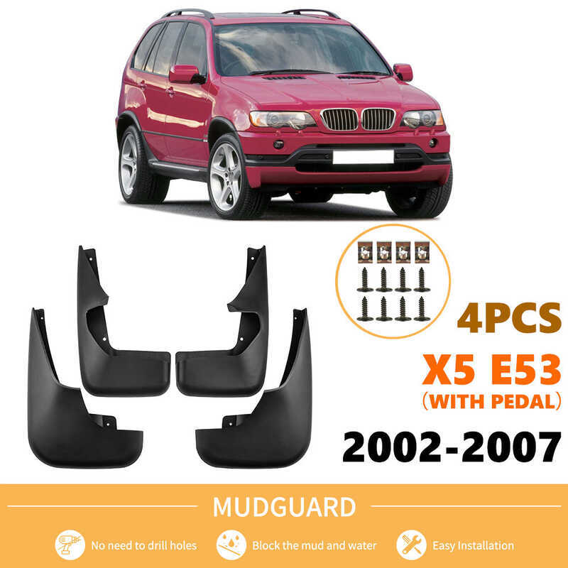 Thích hợp cho BMW X5 E53 22-27 có bàn đạp Lốp xe Fender Ngoại thương Fender