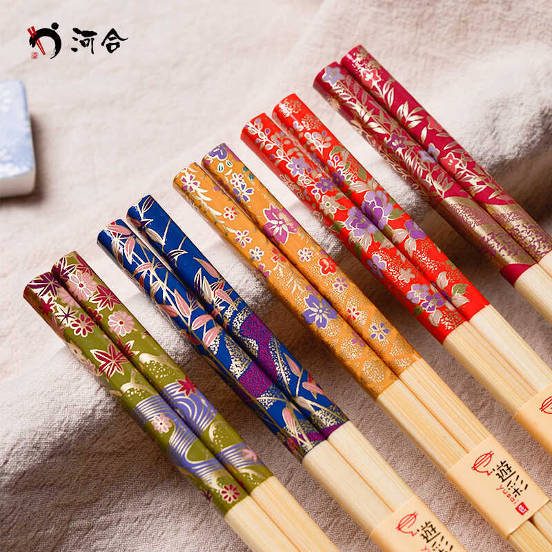 Kawai (kawai) Đũa Tre Tự Nhiên Nhập Khẩu Nhật Bản Hộ Gia Đình Ánh Sáng Cao Cấp Sang Trọng Phong Cách