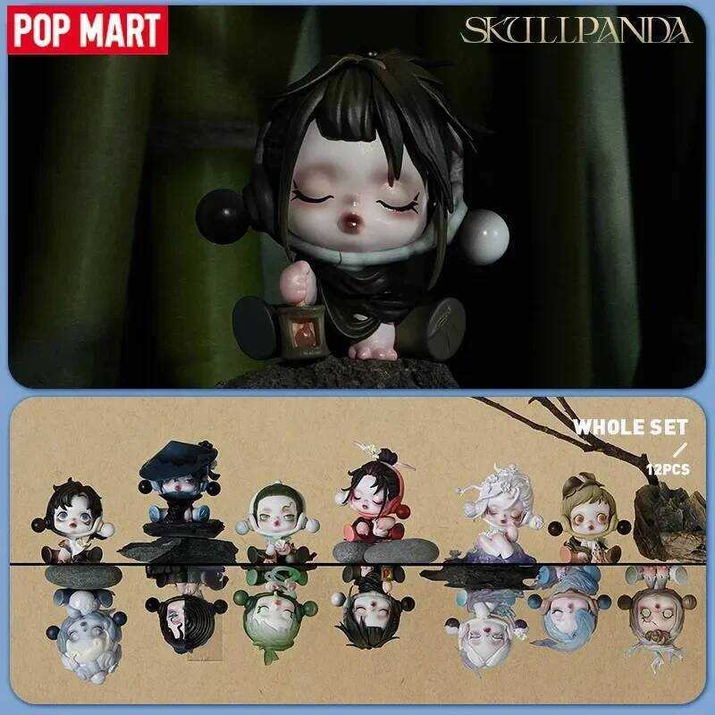 POP MART SKULLPANDA The Ink Plum Blossom Series Blind Toys Guess Bag Mystery Box Mistery Caixa Actio
