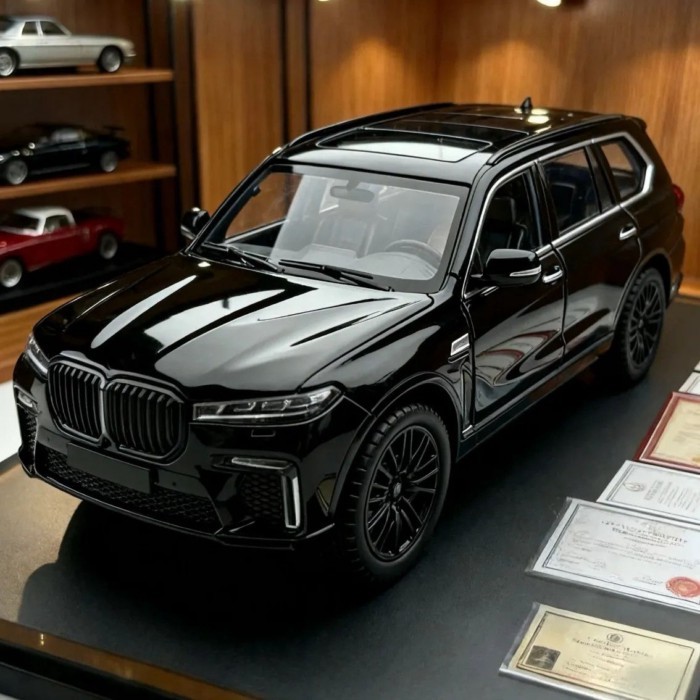 2026 Bé Trai Quà Tặng Sinh Nhật Đồ Chơi Xe BMW X7 Xe Trang Trí Mô Hình Hợp Kim Mô Phỏng Bộ Sưu Tập