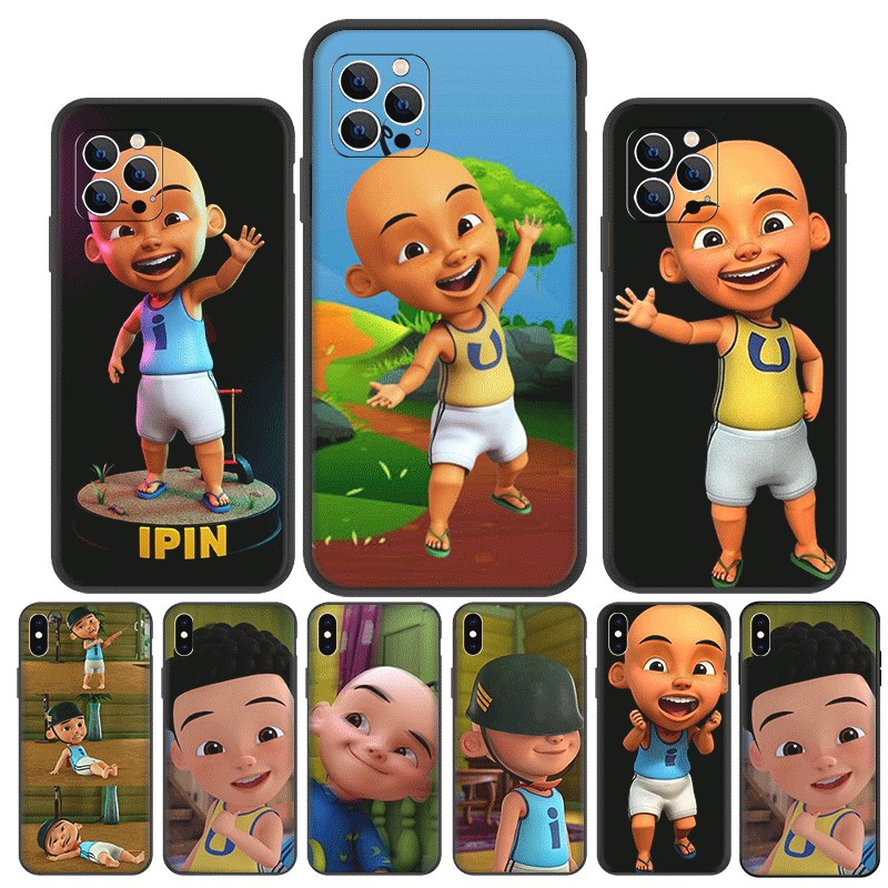 Cho iPhone 15 16 17 pro Plus Max Air TPU Vỏ Điện Thoại Vỏ Mềm Bảo Vệ KC88 Hoạt Hình Upin Ipin