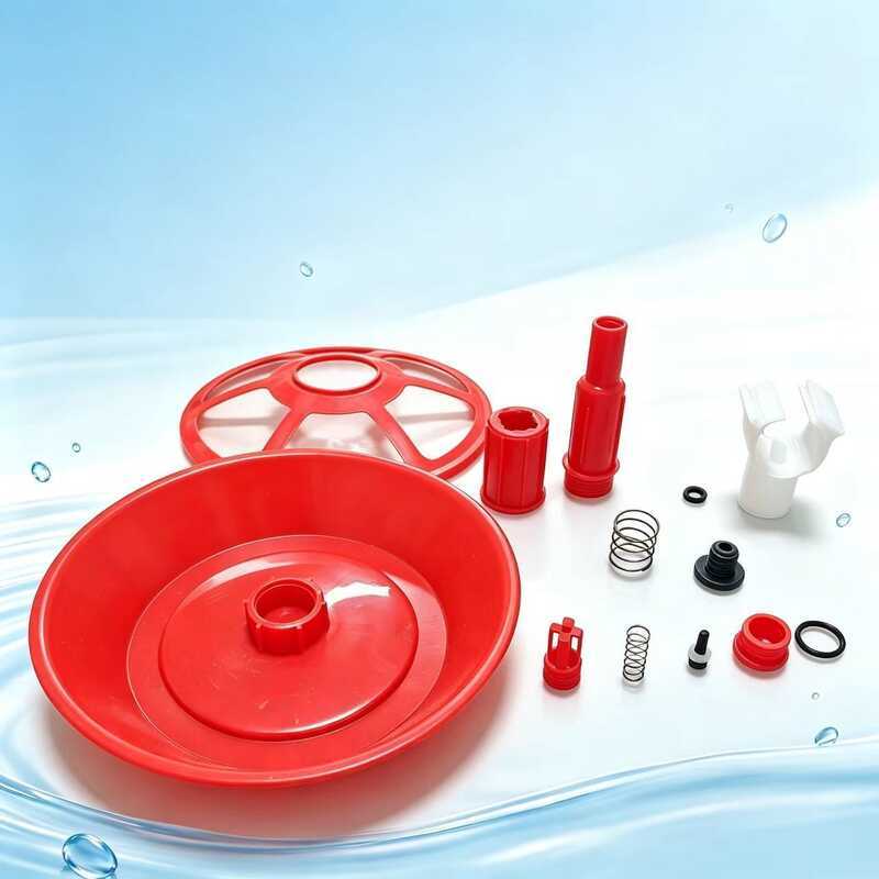 Mẫu thiết bị tự động mới dành con, có núm vòi vịt ngỗng, cốc treo con gia cầm, bát uống nước cho gà 