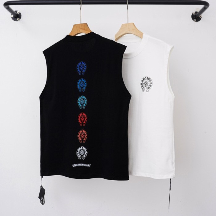 Áo Vest Cotton không tay In hình trái tim rộng rãi mùa hè 26S
