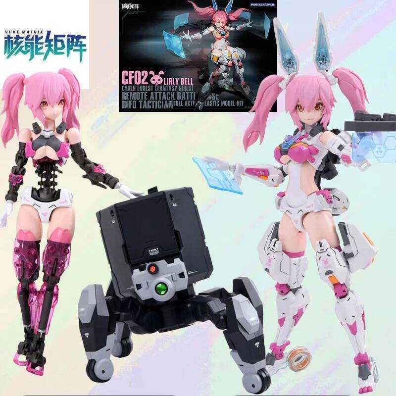 NUKE MATRIX MODEL KIT CF 02 LIBLY BELL FACES DISPLAYS Anime Action Figure Assembly Toys Model Gifts 