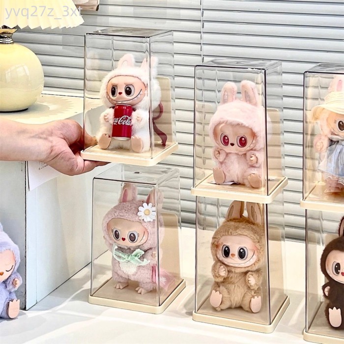 hộp trưng bày labubu đơn trong suốt thích hợp để đựng các số liệu trong hộp mù của Bubble Matlab