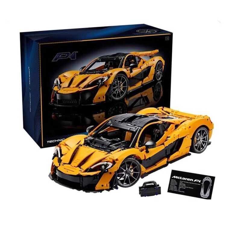 Tương thích với mô hình lắp ráp xe thể thao Lego McLaren P1 tỷ lệ 1:8, độ khó cao, đồ chơi cơ khí là