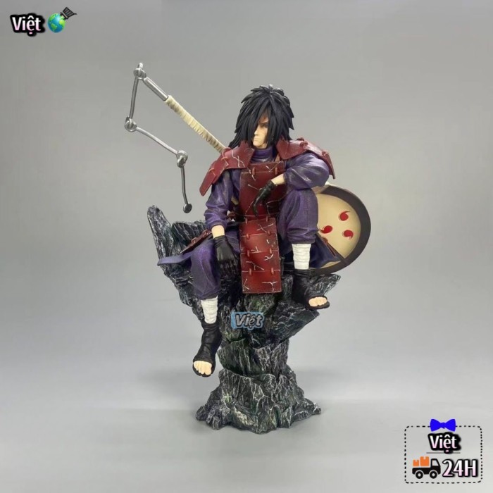 Naruto Sasuke Madara Ngồi Madara GK Anime Tượng Bàn Tay Mẫu Đồ Trang Trí Ngoại Vi Quà Tặng