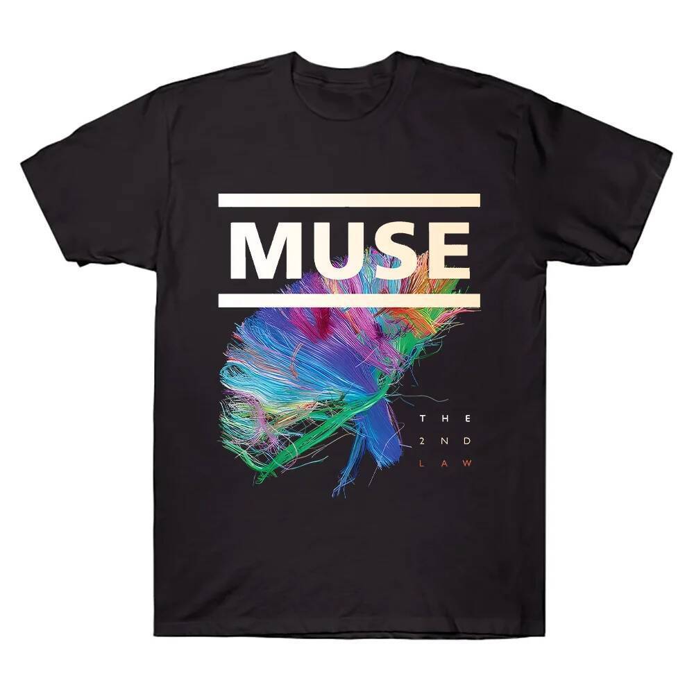 Muse The 2nd Law Áo Thun Ban Nhạc Rock Muse Chất Lượng Cao Cotton Quần Áo Unisex High Street Quá Khổ