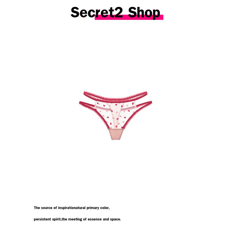 Sweet Desire Hot Girl Royal Sister Love Low-Waisted Girl Quần lót ren màu hồng