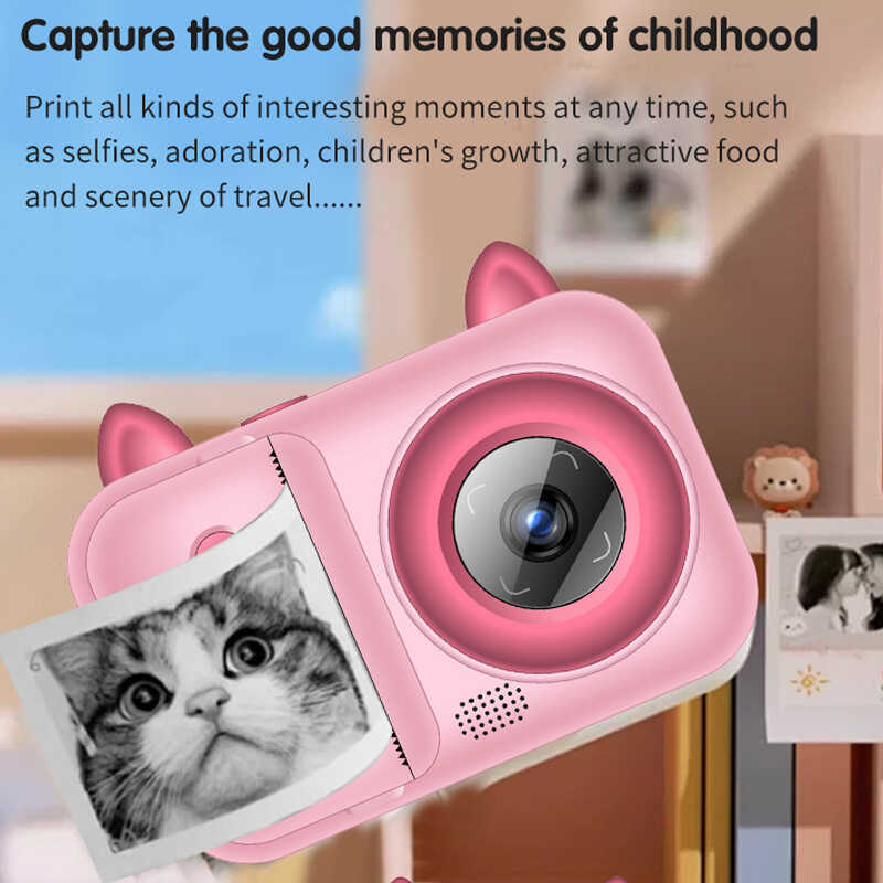 Camera Polaroid S6 HD dành cho trẻ em Máy ảnh kỹ thuật số in nhiệt Polaroid