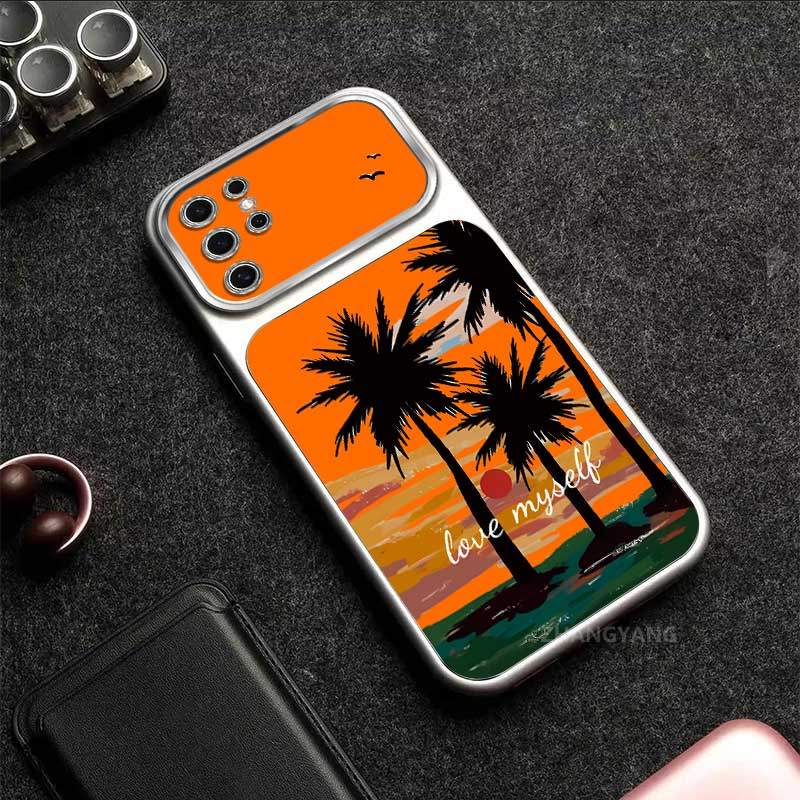 Ốp Lưng Dành Cho Samsung S24 FE S24 Plus S24 S24 Ultra Matte Bạc Cao Cấp Chống Rơi Vỏ Điện Thoại Với