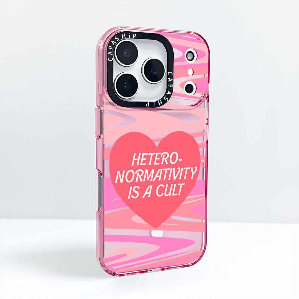 Ốp điện thoại sạc từ tính không dây HETERO-NORMATIVITYISA CULT Tương thích cho IPhone 16E 14 Plus 11