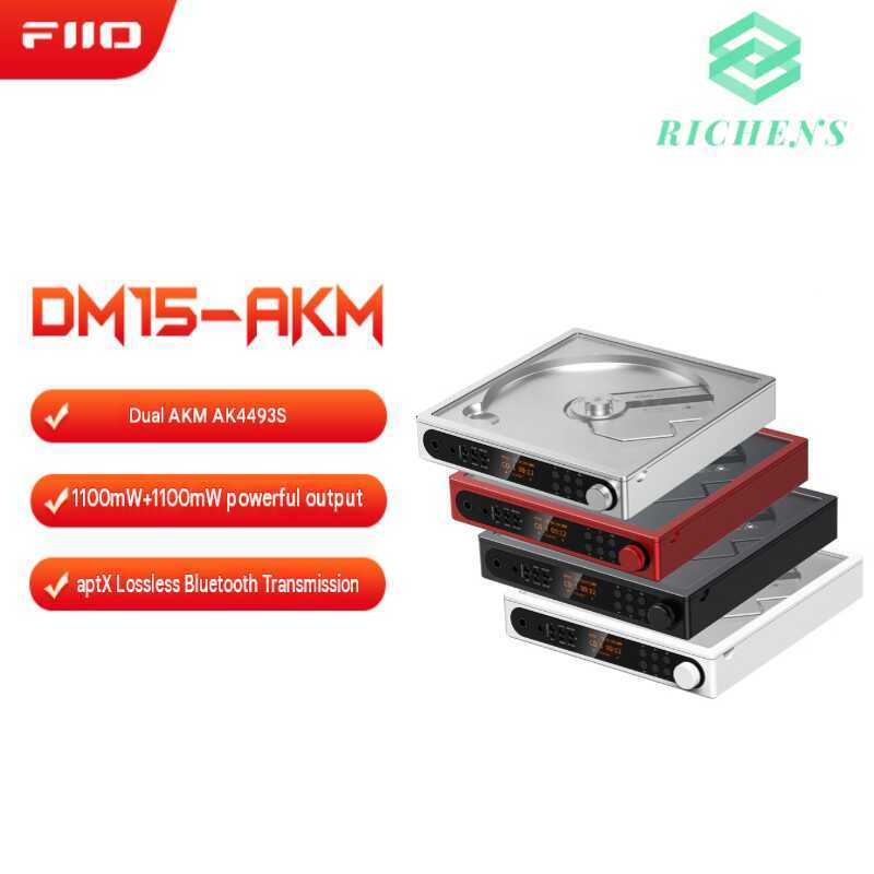 FiiO DM15 AKM hi-fi stereo di động 4.4 balanced máy nghe nhạc CD,Hàng chính hãng 100% BH12 thang