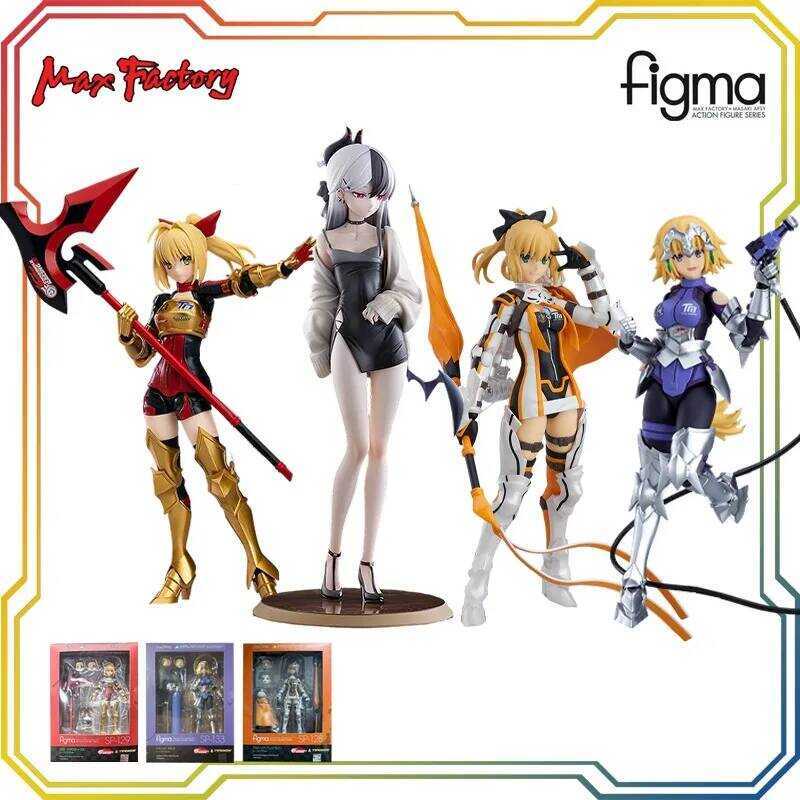 MaxFactory Clay Man Figma Racing Girl Ver. # SP-128 Handmade Model Toy Collection Decoration Gift
