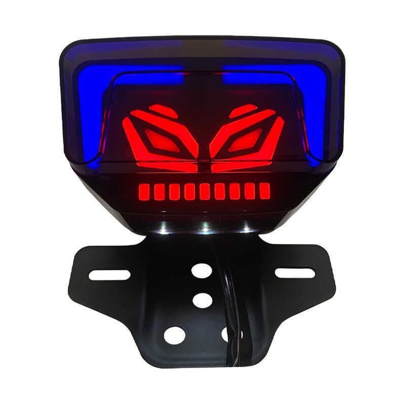 CG125 Đèn hậu xe máy TMX155 / 125 Đèn sửa đổi Hướng dẫn phanh Đèn LED thở Tín hiệu rẽ LED Streamer