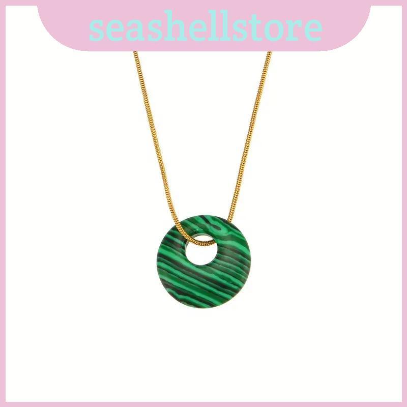 Dây chuyền mặt dây chuyền thời trang bằng đá với pha lê nước chính hãng và mã não cho trang phục thường ngày