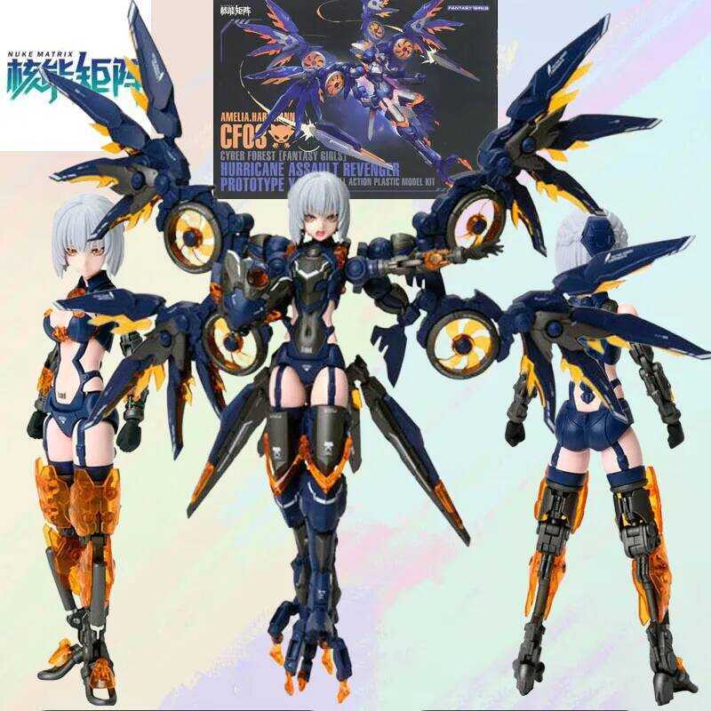 MODEL KIT CF03 AMELIA HARTMANN NUKE MATRIX Anime Action Figure Assembly Toys Model Gifts For boys