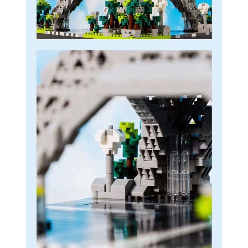 Tương thích với khối Lego, Tháp Eiffel là công trình kiến trúc biểu tượng của Paris, một món đồ chơi