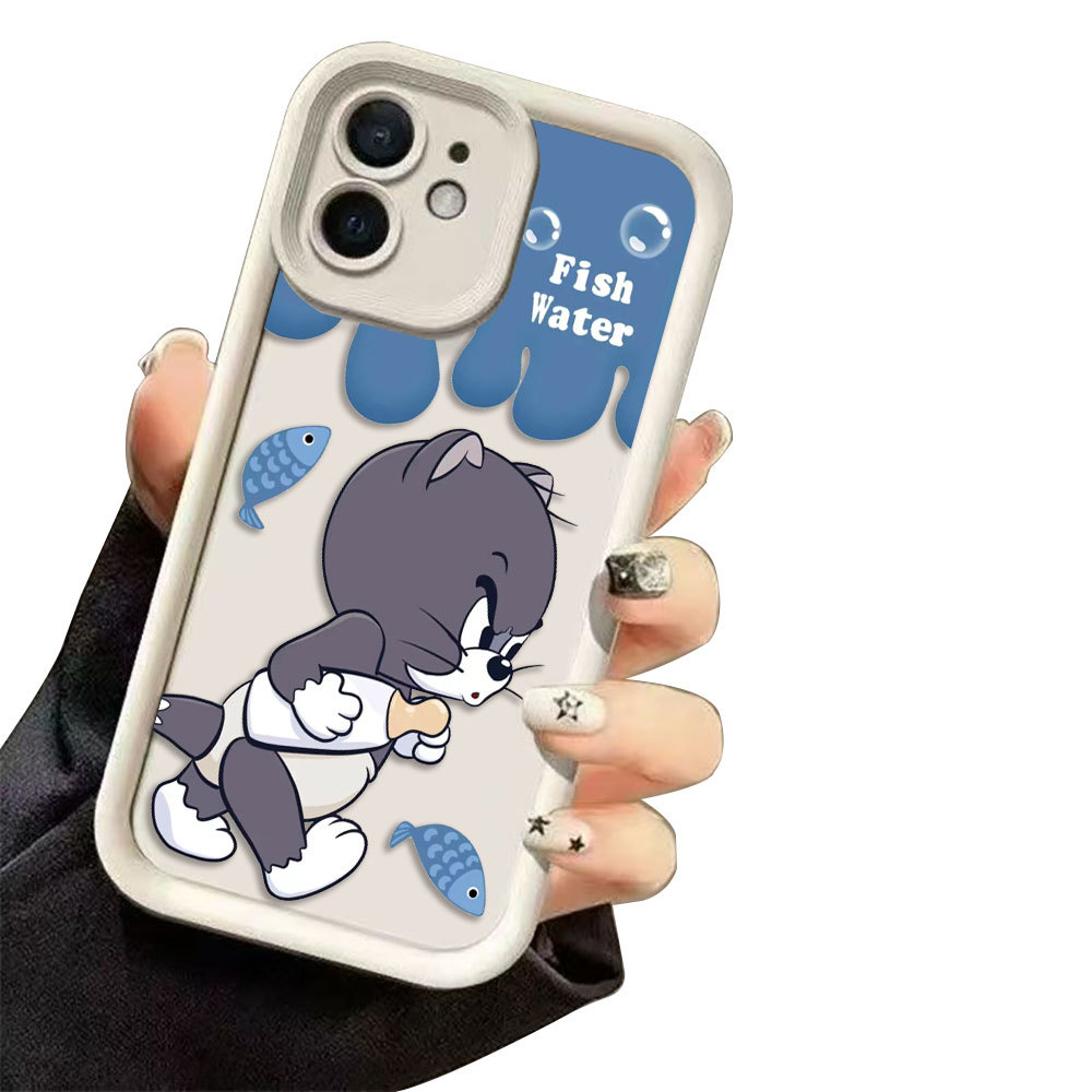 Tom Và Jerry Chuột Và Mèo Tùy Chỉnh Ảnh Ốp Lưng Điện Thoại Samsung Galaxy F06 S20 S21 S22 S23 S24 FE
