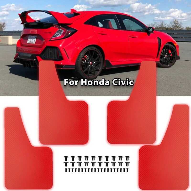 Bùn Đỏ Cho Xe Honda Civic Type R Type-R Type-S GX Mugen Si EK9 EP3 FD2 FN2 RR RC GT FK2 FK8 Hiệu Ứng