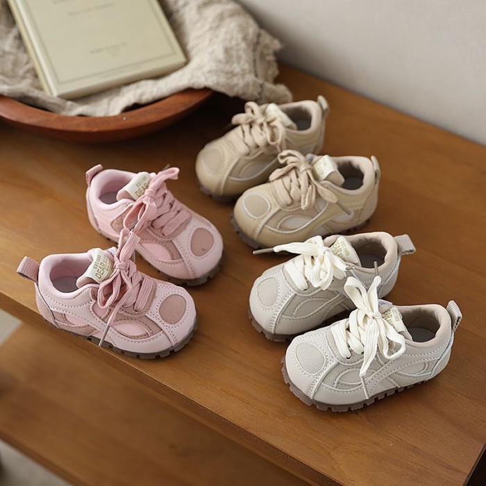 Baby Toddler Shoes, Non-slip Moral Training Shoes, Spring Style Boys' Forrest Shoes, Breathab