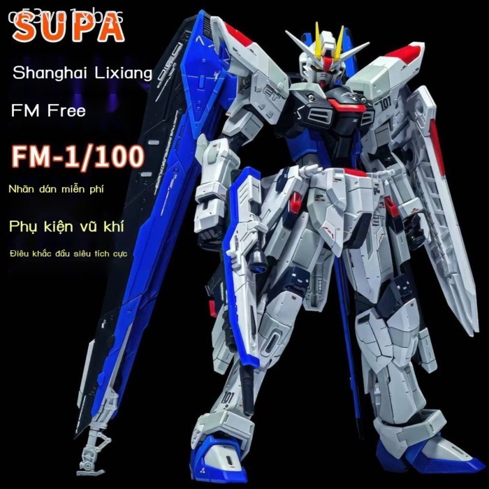 (HÀNG HOT) Mô hình lắp ráp SUPA-FM Free Model Shanghai Standing Figure Base Station phiên bản giới
