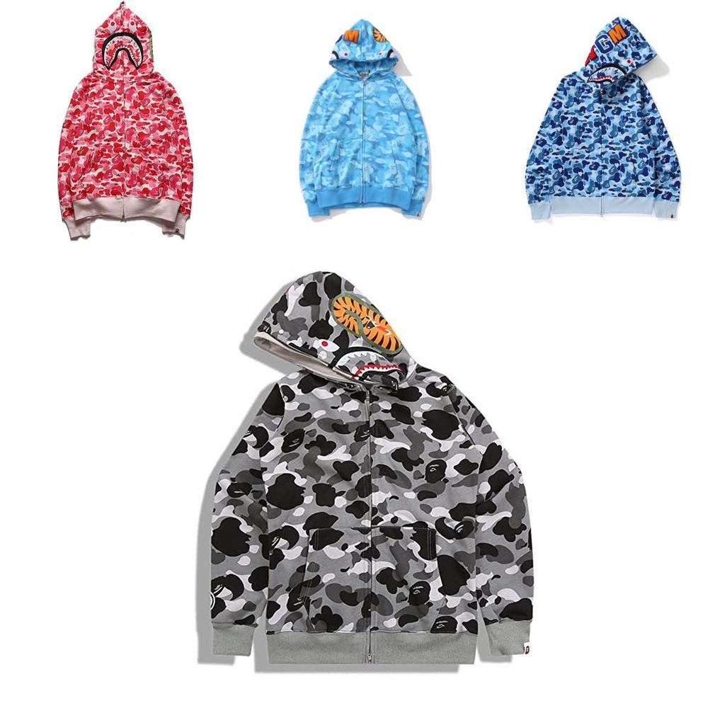 Bape Hoodie In Hình Cá Mập - Chất Liệu Thoáng Khí