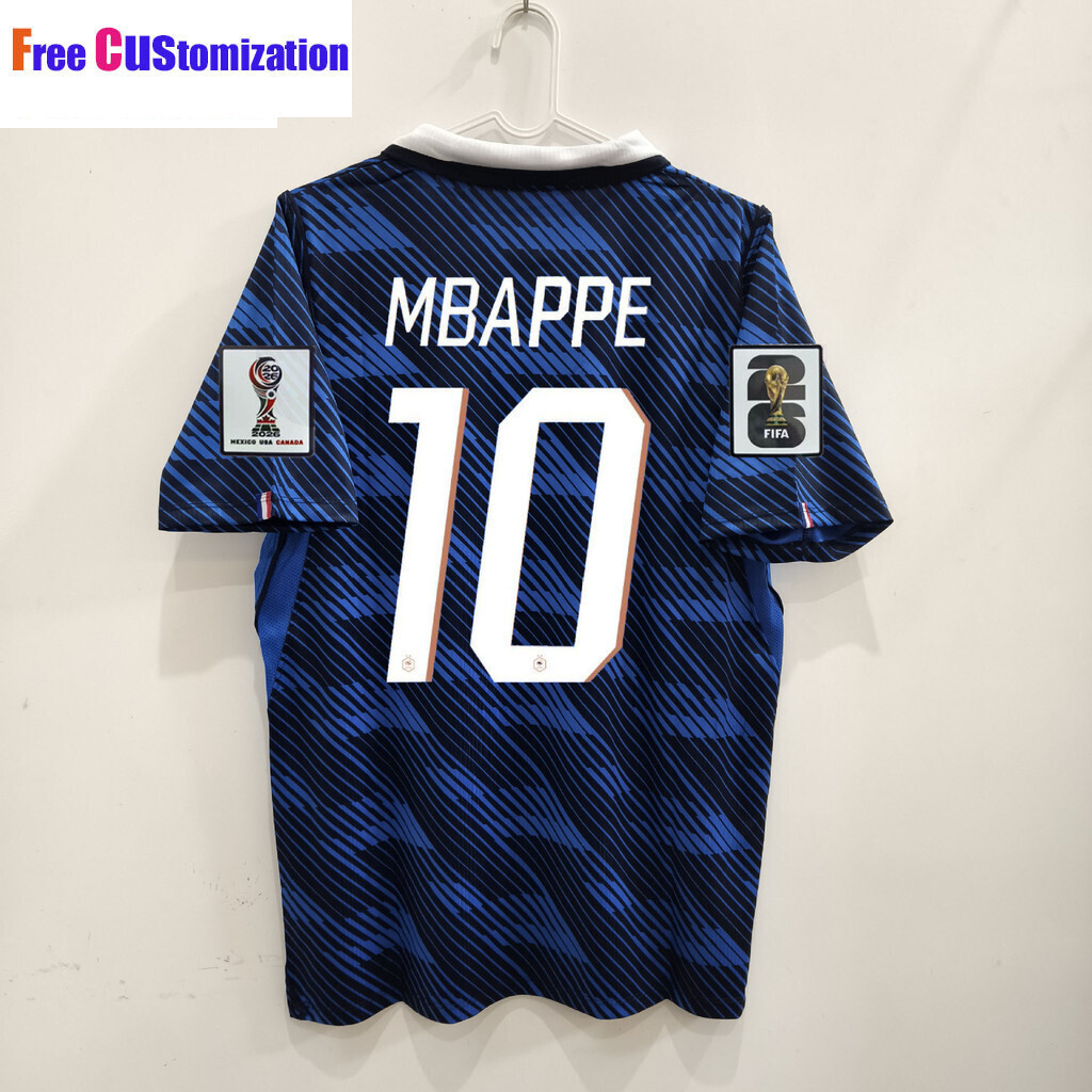 [Tên & Số tùy chỉnh miễn phí] 2026 Fan Edition National Team French Home Jersey No. 10 Mbapper Số 7 