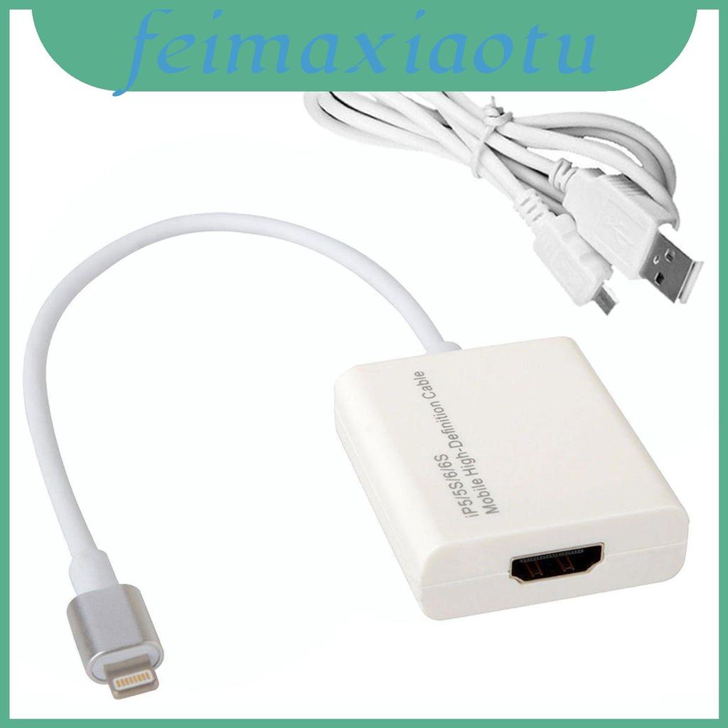 Cáp phát Apple To Lightning Hdmi có dây đồng cho màn hình mượt mà và thuyết trình phản chiếu