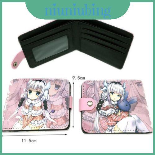 Miss Dragon Kobayashi 's Maid Kanna Kamui Bifold Ví Anime Thẻ Chủ