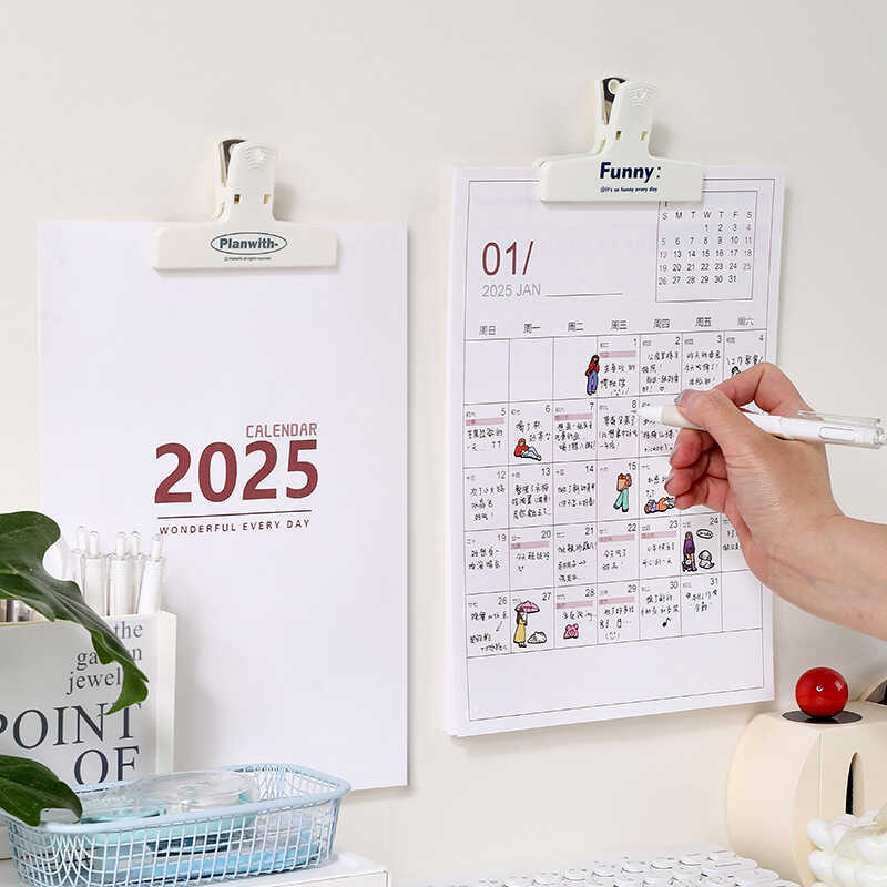 Grego Đơn Giản 2026 Lịch Chụp Giấy A4 Tay Xé Đấm Thẻ Sổ Tay Viết Tay Lịch Để Bàn Lịch Treo Tường Miế