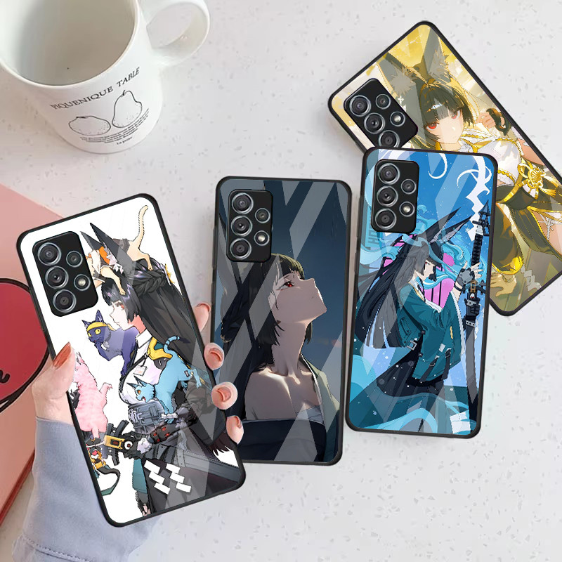 Ốp Điện Thoại Kính Zenless Zone Zero Hoshimi Miyabi zzz 02 Cho Samsung Galaxy A14 A20 A30 A22 A32 A3