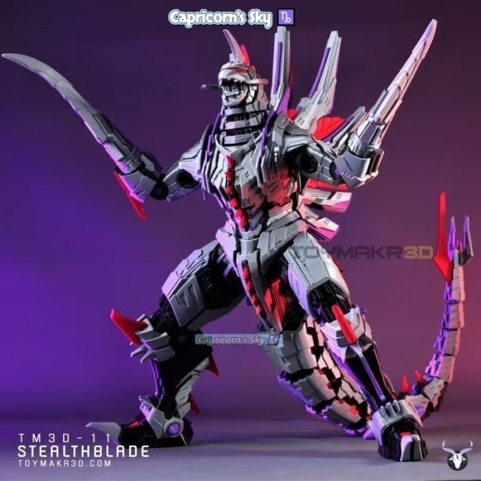 Gaigang Hidden Blade Mecha Mô hình đồ chơi lắp ráp in 3D