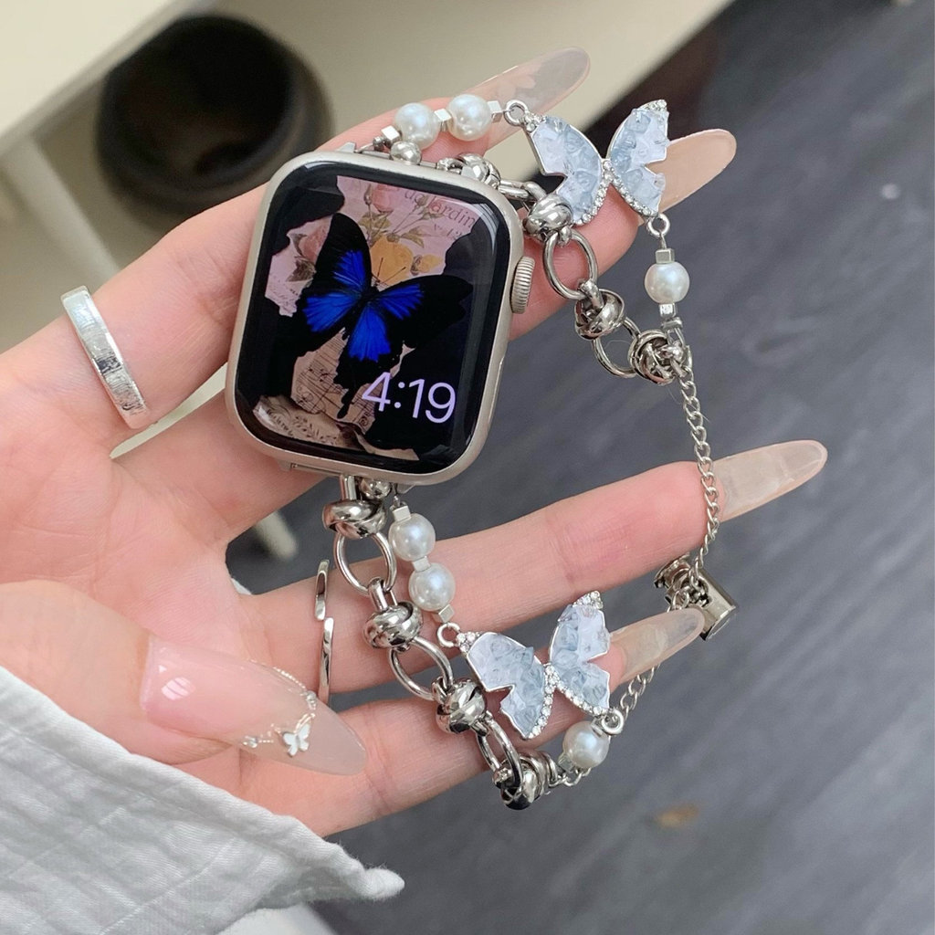Vòng đeo tay dây đeo kim loại cho Apple Watch IWatch Ultra / SE 3 2 Series 12 11 10 9 8 7 49mm 46mm 