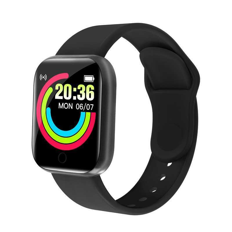 Vòng đeo tay thông minh Y68 Super Watch Đo nhịp tim Oxy trong máu Điện thoại Bluetooth