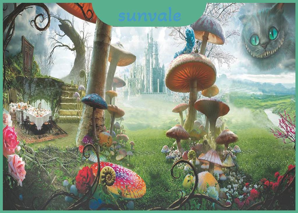 Lb Alice Delightful In Wonderland Phông Nền Chụp Ảnh Độ Phân Giải Cao 7x5ft Prop Studio