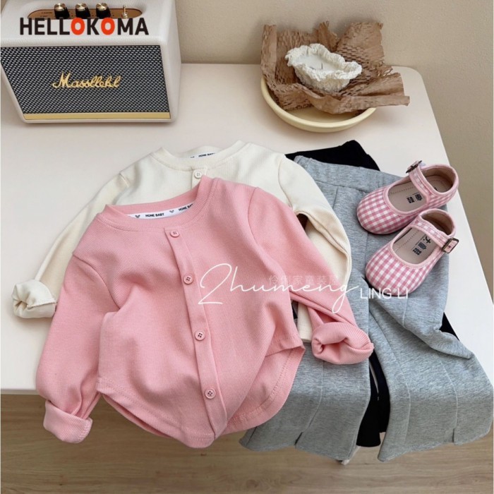 Girls Slim Candy Color Bottoming Shirt New Style Top Girl Korean Fashion Breasted Long Sleeve T-
