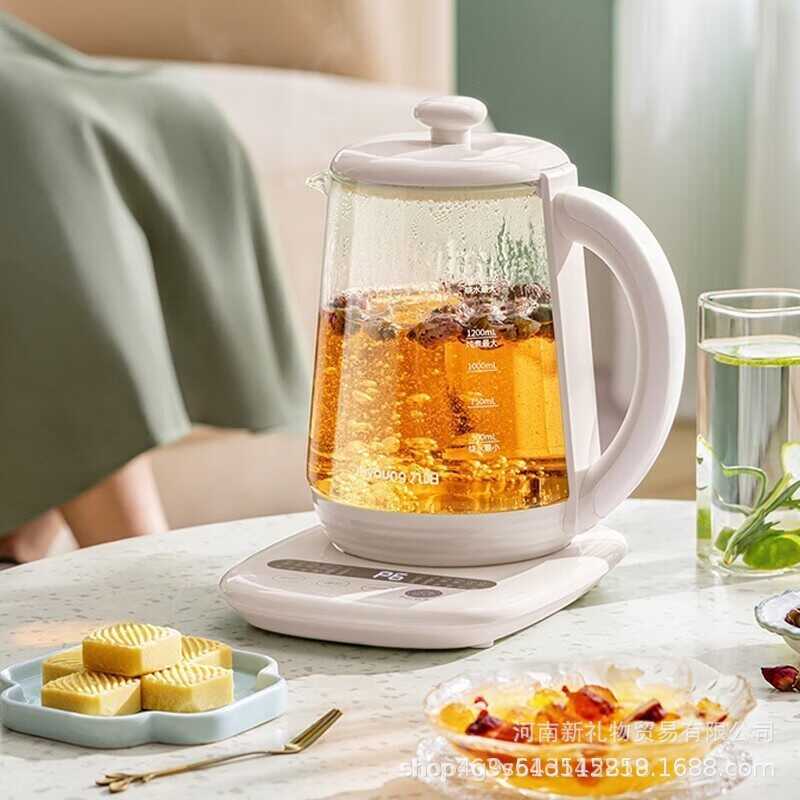 Ấm đun nước sức khỏe Joyoung K15D-WY6123 Ấm trà hoa thủy tinh Máy pha trà 12 chức năng chính Ấm đun 