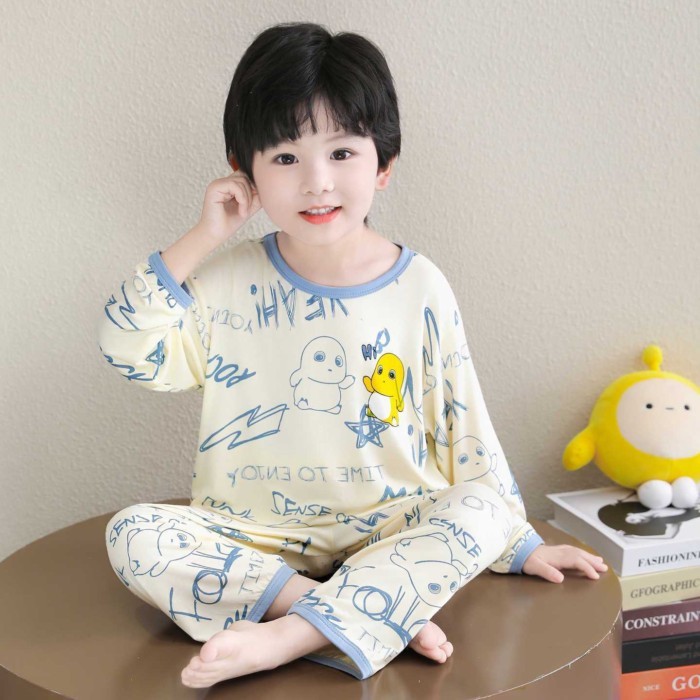 Boys Pajamas Set High-end Casual German Velvet Baby Boy Home Clothes Children's Two-piece Set