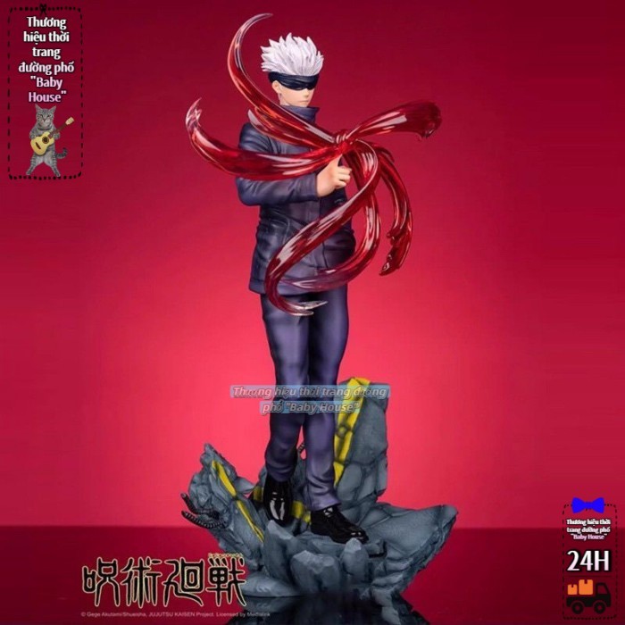 Spell Return Battle Gojo Satoru Style Battle Gojo Satoru Scene Model Hisahito Boxed Model Ornaments