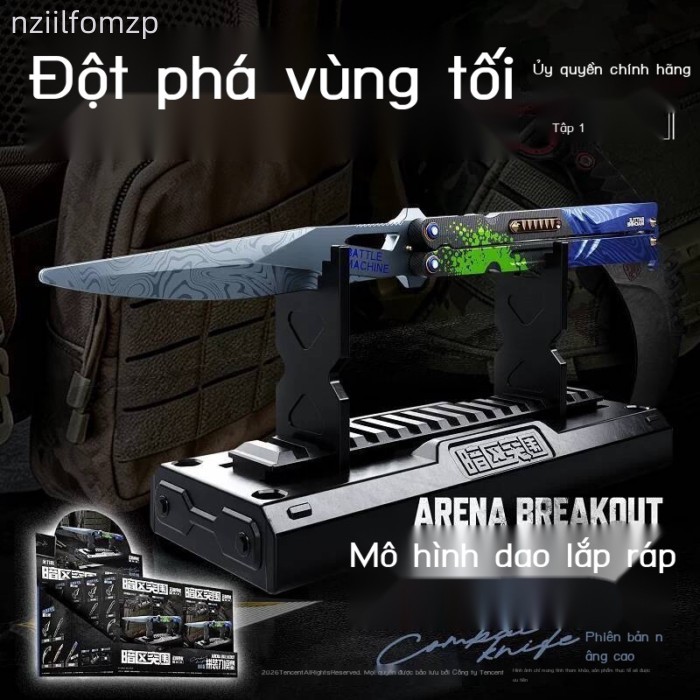 [HÀNG MỚI VỀ] Mô hình vũ khí dao lắp ráp Arena Breakout được cấp phép chính hãng - Ph bản nâng cao