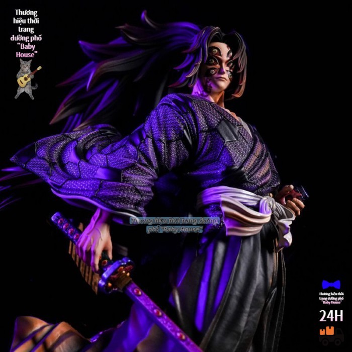 Demon Slayer: Kimetsu No Yaiba FT Winding Black Death Mou Animation Trendy Play Table Office Gift S