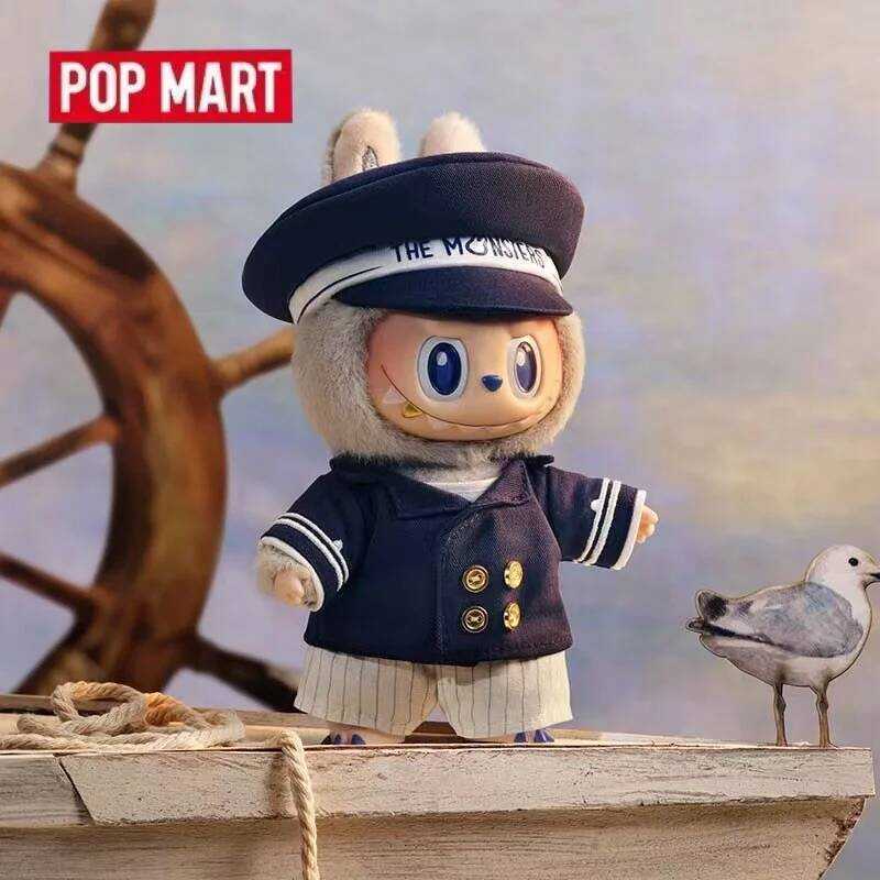 POPMART THE MONSTERS DEVLIEGENDE LABUBU Captain Series Vinyl Plush Blind Mystery Box Action Figure C