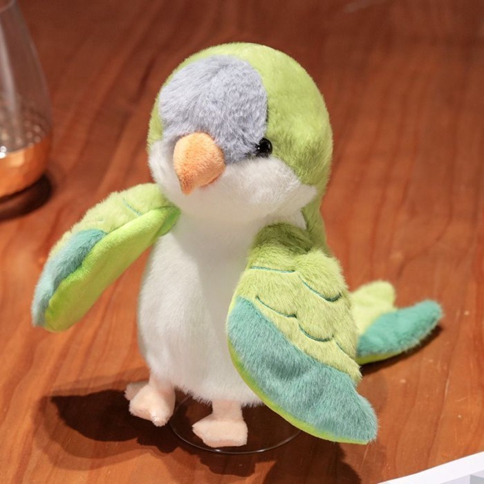 Chim vẹt con rối tay đồ chơi ragdoll người nói tiếng bụng con rối tay chim cú con công toucan sang