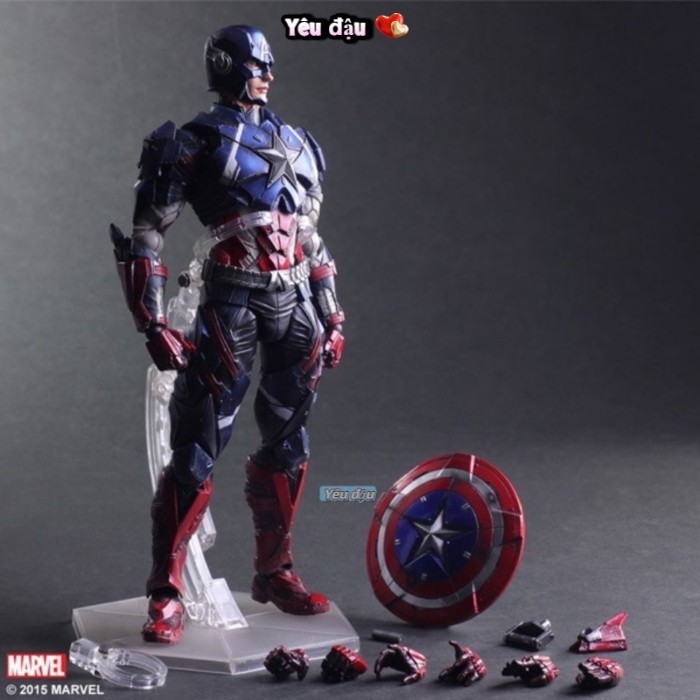 Avengers Captain America khớp di chuyển hình Captain America